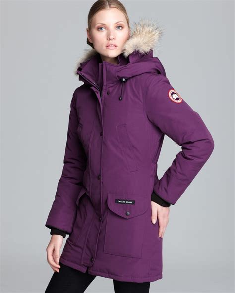 Canada Goose Parka Trillium In Purple Lyst