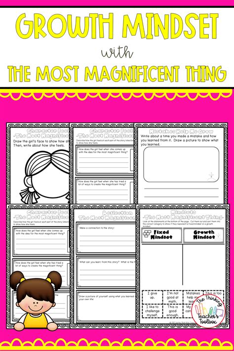 Growth Mindset Activities The Most Magnificent Thing The Most Magnificent Thing Growth