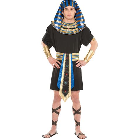 Egyptian Pharaoh Halloween Costume For Men Standard With Accessories 809801736596 Ebay