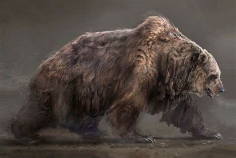 Cave Bear Ursus Spelaeus Arte De Osos Arte De Criaturas Míticas