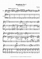 Beethoven - Symphony No.5 2nd movement Sheet music for Violin - 8notes.com