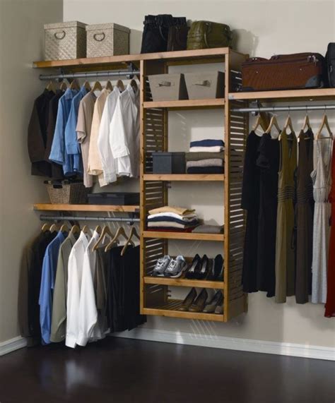 An expandable closet organizer is your first step to closet awesomeness. Bedroom Cheap Closet Organizer Systems Self Install Closet Systems Diy Closet St… | Bedroom ...