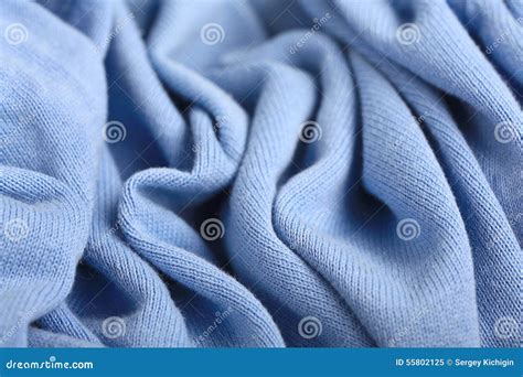 Texture Blue Wool Sweater Stock Image Image Of Surface 55802125