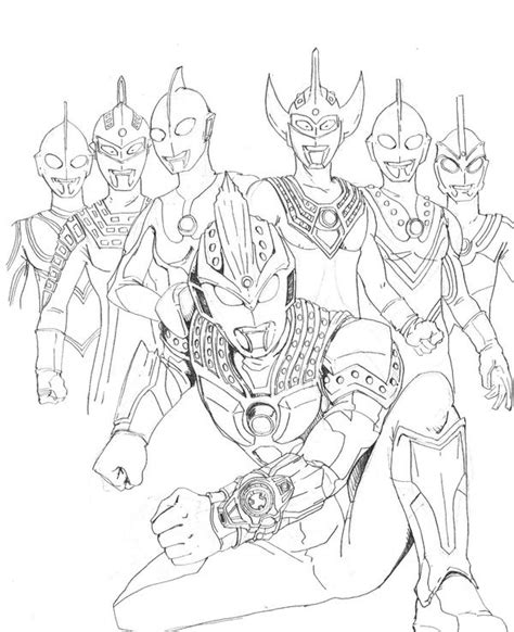 Ultraman Jack Coloring Page