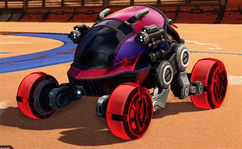 Rocket League Scarab Design With Pink Vaticinator And Pink Gadabout Inverted