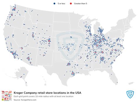 Number Of Kroger Company Locations In The Usa In 2024 Scrapehero