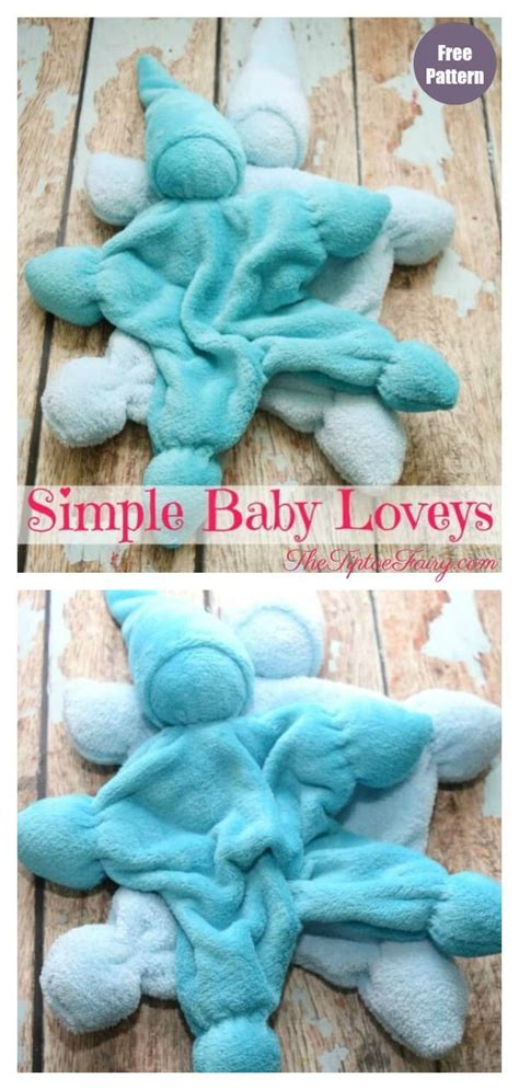 Simple Baby Lovey Free Sewing Pattern In 2020 Sewing