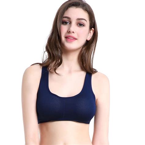 Women Leisure Bras Brassiere Breathable Hollow Out Striped Bras Full