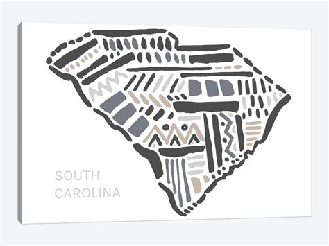 South Carolina Art Print By Statement Goods Icanvas