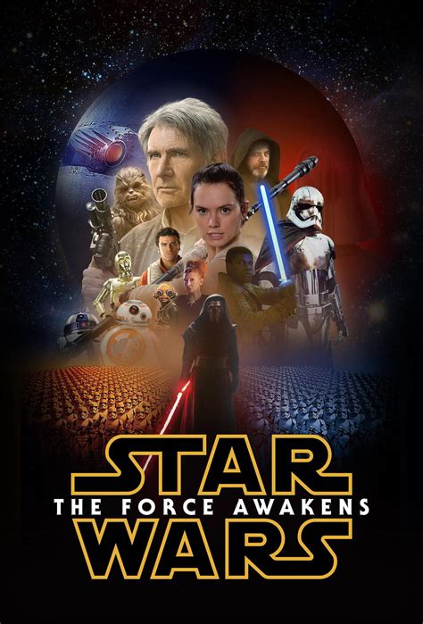 Star Wars The Force Awakens Poster By Dan Zhbanov On Deviantart