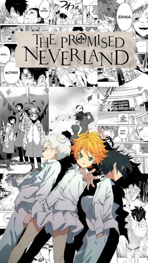 The Promised Neverland Manga Poster Personagens De Anime Animes