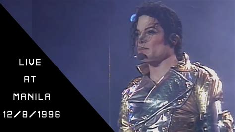 Michael Jackson Scream Tdcau History World Tour Live At Manila