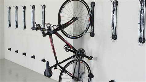This Wall Mounted Bike Rack Swivels 160º Side To Side