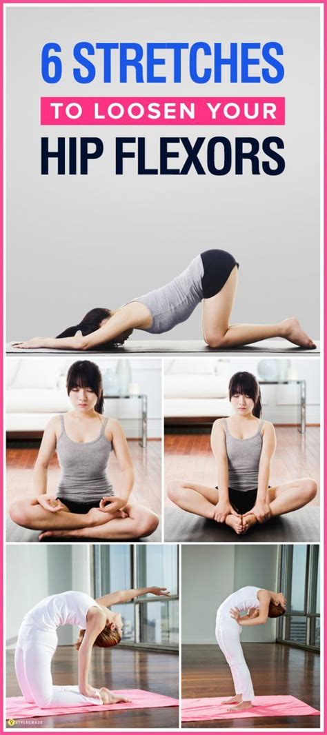 6 Stretches To Loosen Your Hip Flexors Tighthipflexorsstretches Hip Flexor Stretch Hip