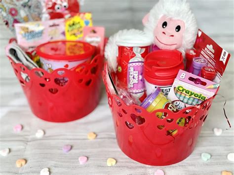 Valentines Day Basket Ideas From The Dollar Tree Super Cute