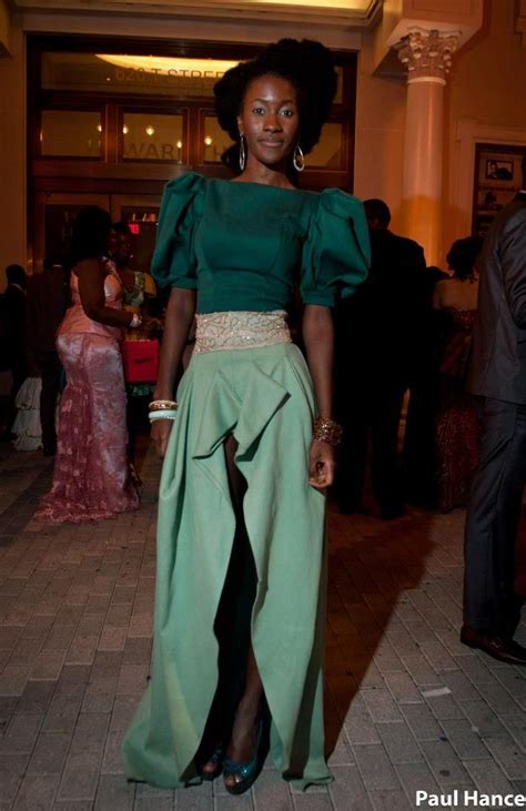 Stylish Sierra Leone Fashionistas Attends The Green White Colorful