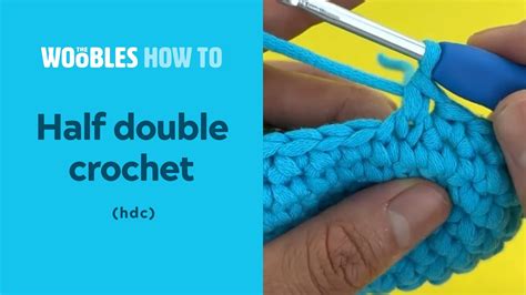 How To Do A Half Double Crochet Stitch Hdc Youtube