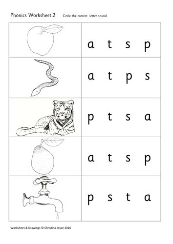 T preschool worksheets | letter t coloring worksheets. Phonics Picture Match 2: S A T P by BeeMistress - Teaching ...