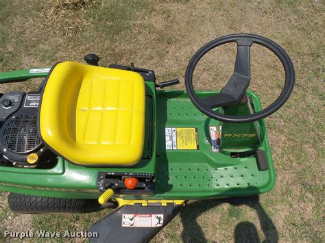 John Deere Rx75 Lawn Mower In Laverne Ok Item De9160 Sold Purple Wave