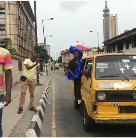 Sugar Mummy Of Lagos Tenientertainer Spotted Serving As A Bus Conductor