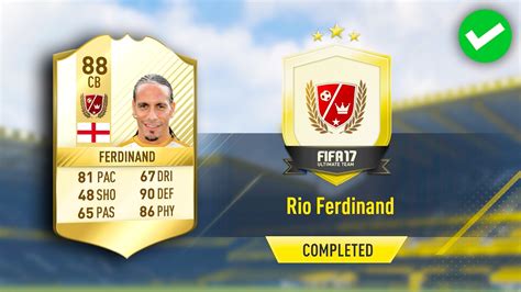 Buy rio ferdinand at one of our trusted fifa 21 coins providers. RIO FERDINAND SBC *NEW LOAN LEGEND* (COMPLETED/CHEAP) FIFA ...
