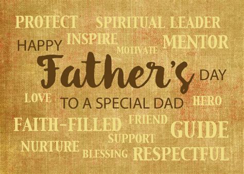 With father's day coming up, we wanted to look at a few of the christian songs that recognize god as our father. Dad Religious Fathers Day Qualities Free Special Dad ...