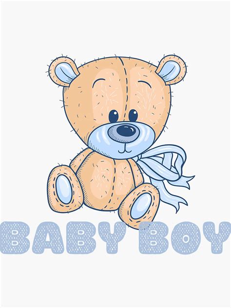 Baby Boy Sticker For Sale By Erikauk Redbubble