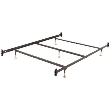 Bed sizes, styles, materials and colors. Queen size Metal Bed Frame with Hook-On Headboard ...