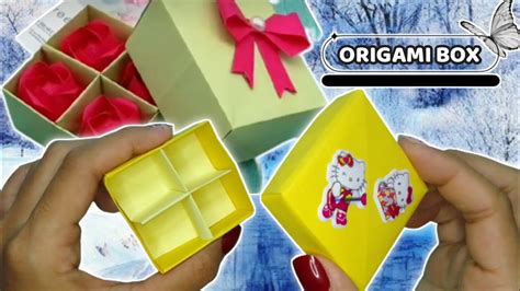 Origami Box How To Make Origami Box Diy Origami Box Youtube