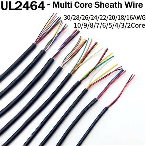 2510m Sheathed Wire Cable 28 26 24 22 20 18 16 Awg Copper Signal