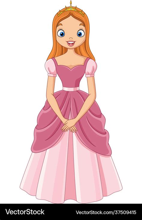 Beautiful Princess Pink Dress Ball Gown Stock Vector Royalty Free 1523451320 Shutterstock