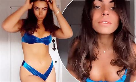 Love Island Francesca Allen Sizzles In A Velvet Blue Bikini As She