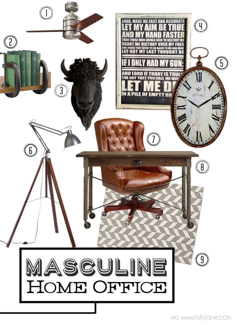 Best 25 masculine office decor ideas on pinterest man office home dimension : Man cave makeover