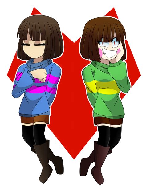 Frisk And Chara2021 By Margicristal13 On Deviantart