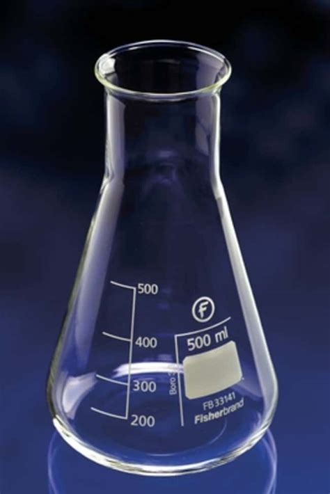 Fisherbrand™ Wide Neck Conical Borosilicate Glass Erlenmeyer Flasks
