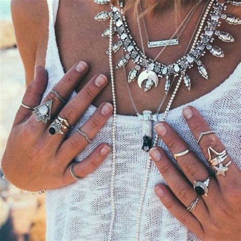 Unique Boho Jewelry Ideas For Pretty Women