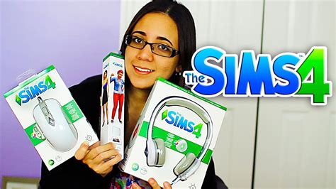 The Sims 4 Steelseries Gaming Headset Mouse And Mousepad Unboxing