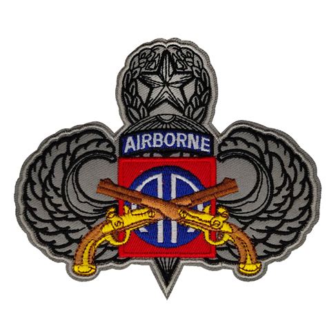 Us Army 82nd Aa D82 Airborne Division All American Aa Wings Gun