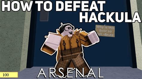 Become a member for perks! Roblox Arsenal How to defeat Hackula - YouTube