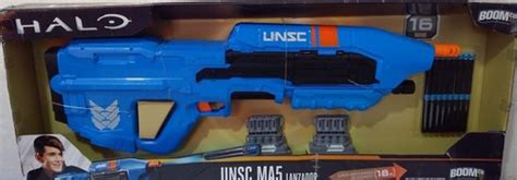 Pistola Boomco Halo Master Chief Unsc Ma5 No Lanzador Nerf C 1158