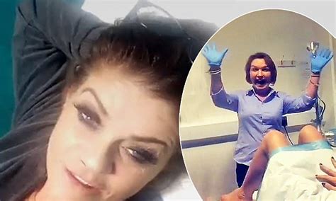 Danniella Westbrook Films Her Designer Vagina Operation On Snapchat Daily Mail Online