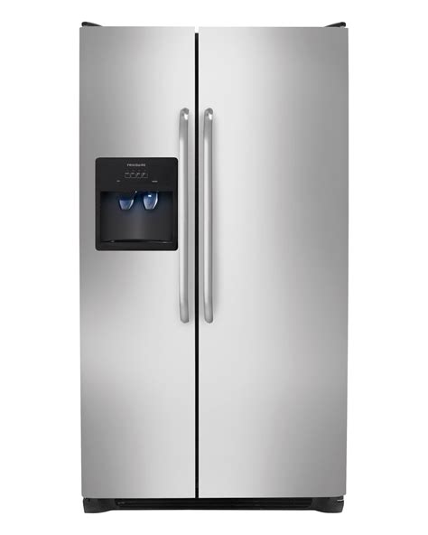 Frigidaire Ffss2314qs 22 Cu Ft Side By Side Refrigerator Stainless