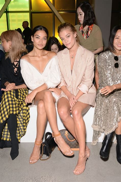 celebrities sitting front row at new york fashion week fashion nina agdal stylish girl