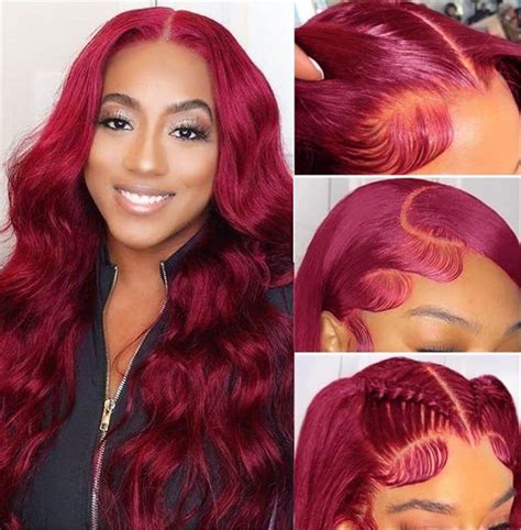 Burgundy Lace Front Wig Review Wig Glue Reviews