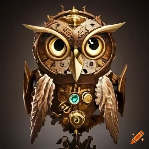 Clockwork Owl Automaton On Craiyon