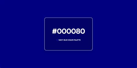 000080 Hex Color Navy Blue Sl Ui Color Scheme Generator