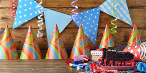 Accessories For Birthday Parties Stock Image Image Of Assortment