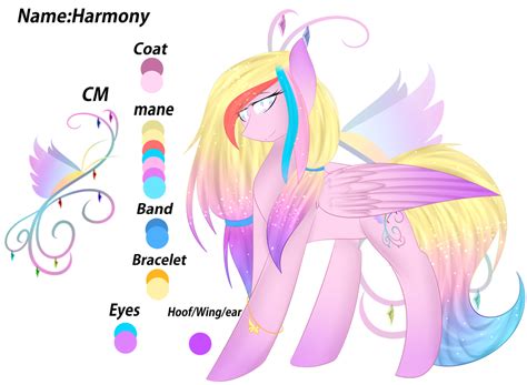 Harmony Reference Sheet By Mlpwolfiathewolfgirl On Deviantart