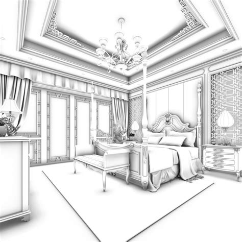 Deluxe Master Bedroom Design 178 3d Model In Bedroom 3dexport