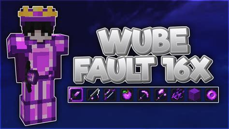 Wubefault 16x Purple Minecraft Pvp Texture And Resource Pack 189 118 119 Fps Boost